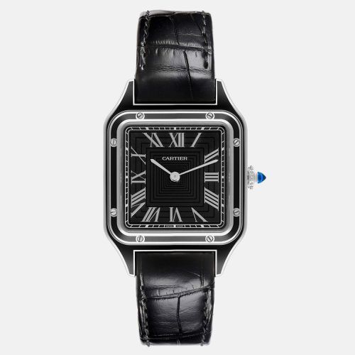 Santos Dumont Large Strap Steel Mens Watch WSSA0046 Unworn 43.5 mm x 31.4 mm - Cartier - Modalova