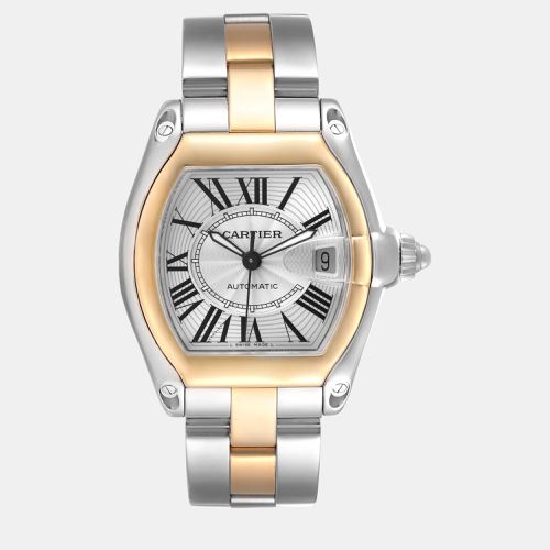 Roadster Steel Yellow Gold Dial Men's Watch 38.0 mm - Cartier - Modalova