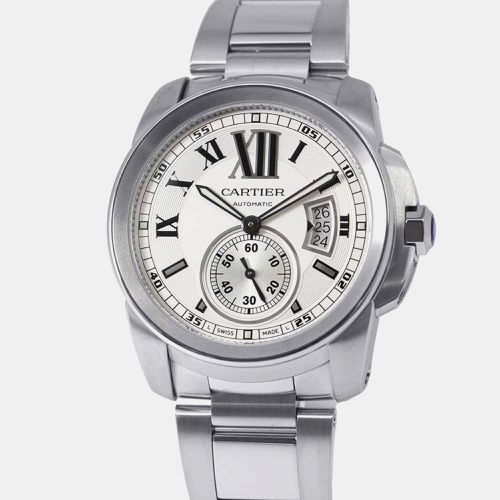 Stainless Steel Calibre de W7100015 Automatic Men's Wristwatch 42 mm - Cartier - Modalova