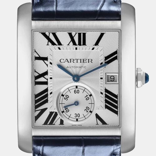 Tank MC Dial Steel Men's Watch 34.3 mm - Cartier - Modalova