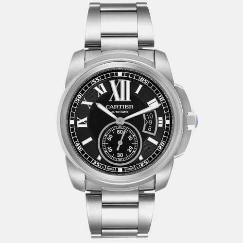 Calibre Steel Dial Men's Watch 42.0 mm - Cartier - Modalova