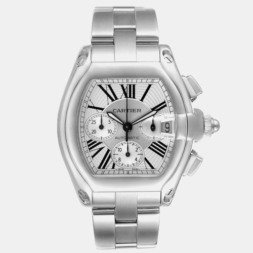 Roadster XL Chronograph Steel Men's Watch 43 mm - Cartier - Modalova