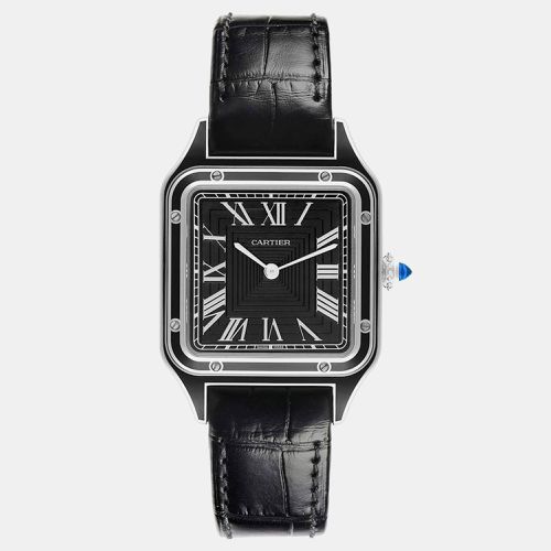 Santos Dumont Large Strap Steel Mens Watch WSSA0046 Unworn 43.5 mm x 31.4 mm - Cartier - Modalova