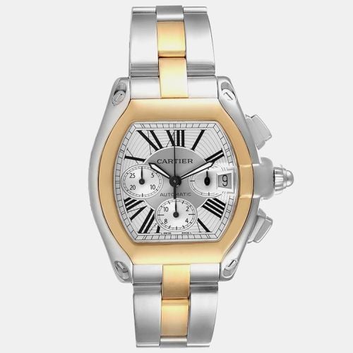 Roadster Chronograph Steel Yellow Gold Mens Watch W62027Z1 48 mm x 43 mm - Cartier - Modalova