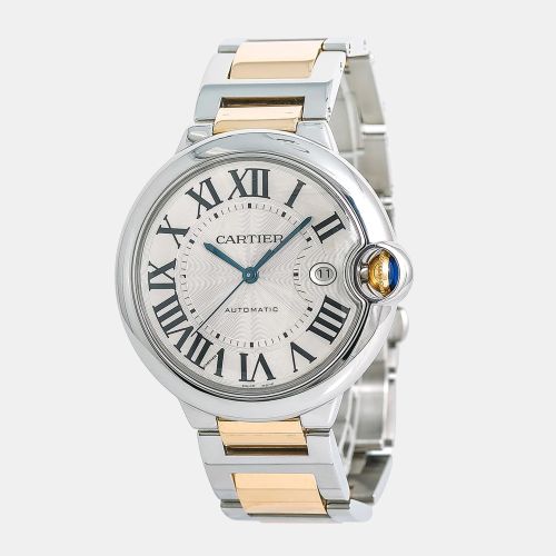 Ballon Bleu W69009Z3 Automatic 18K Yellow Gold Stainless Steel Men's Wristwatch 42mm - Cartier - Modalova