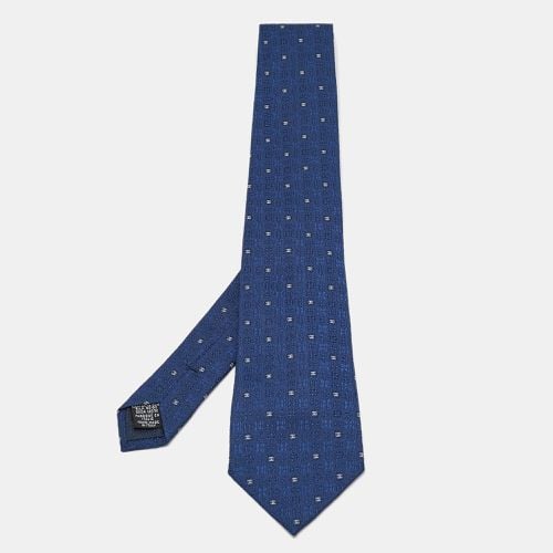 Chanel Blue CC Jacquard Silk Tie - Chanel - Modalova