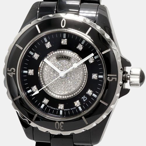 Ceramic Diamond J12 H1757 Automatic Men's Wristwatch 40 mm - Chanel - Modalova