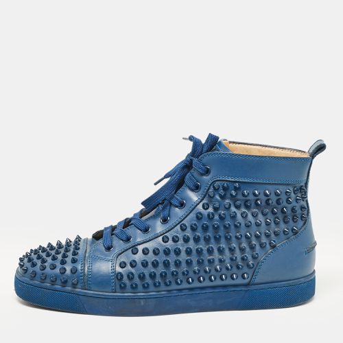 Leather Louis Spikes High Top Sneakers Size 43 - Christian Louboutin - Modalova