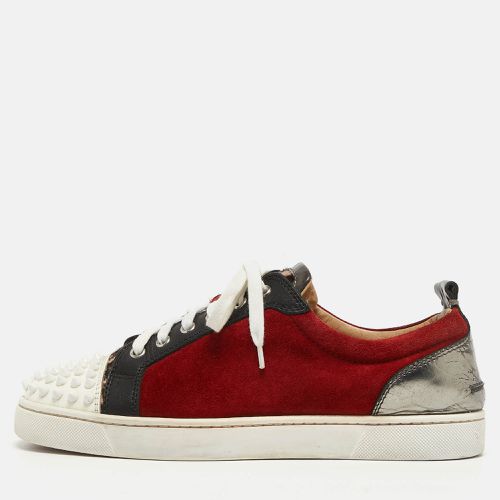 Suede Louis Junior Spikes Low Top Sneakers Size 41 - Christian Louboutin - Modalova