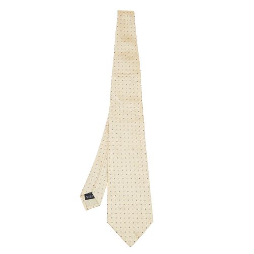 Pale Micro Motif Silk Jacquard Tie - Dunhill - Modalova