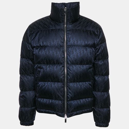 Oblique Pattern Nylon Puffer Jacket M - Dior Homme - Modalova