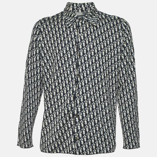 Oblique Jacquard Knit Overshirt L - Dior Homme - Modalova