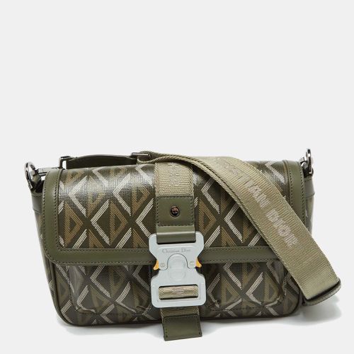 Olive Diamond Coated Canvas and Leather Hit the Road Bag - Dior - Modalova