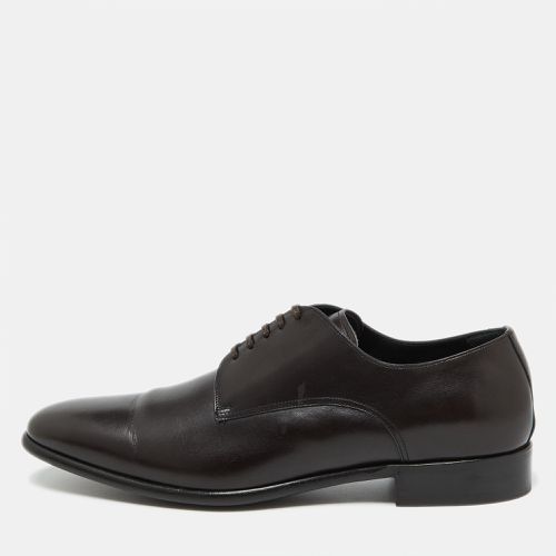 Dark Leather Lace Up Derby Size 43 - Dolce & Gabbana - Modalova