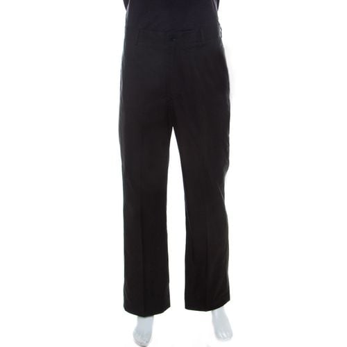 Cotton Regular Fit Trousers XL - Emporio Armani - Modalova