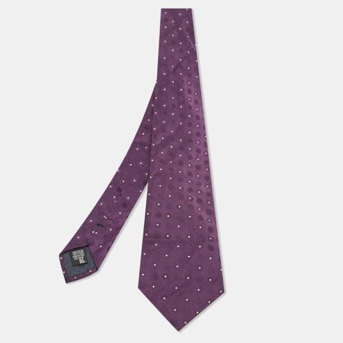 Patterned Silk jacquard Tie - Emporio Armani - Modalova