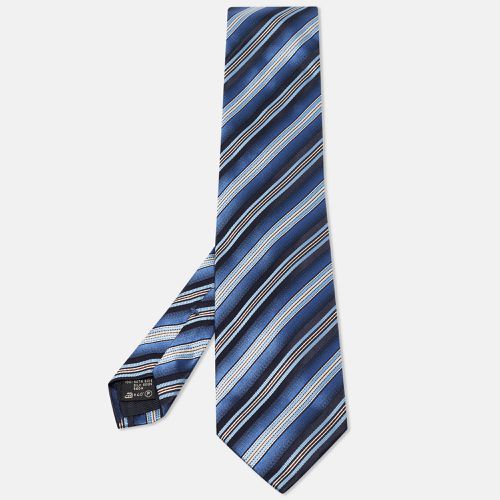 Striped Silk Tie - Ermenegildo Zegna - Modalova