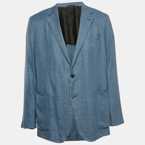 Linen Blend Single Breasted Blazer 4XL - Ermenegildo Zegna - Modalova