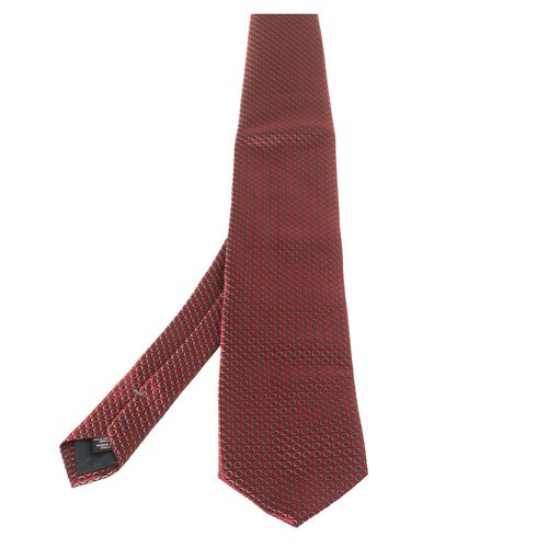 Geometric Patterned Silk Tie - Ermenegildo Zegna - Modalova