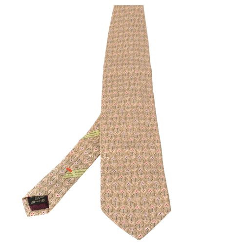 Disegno Esclusivo Floral Patterned Silk Traditional Tie - Ermenegildo Zegna - Modalova