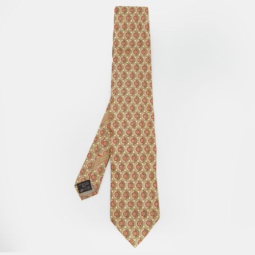 Vintage Jacquard Silk Tie - Ermenegildo Zegna - Modalova