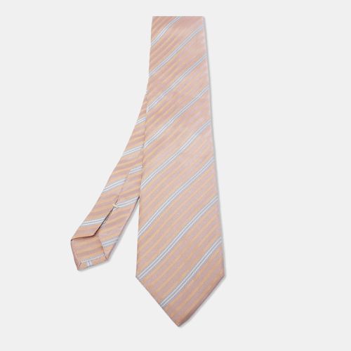 Patterned Silk Jacquard Tie - Ermenegildo Zegna - Modalova