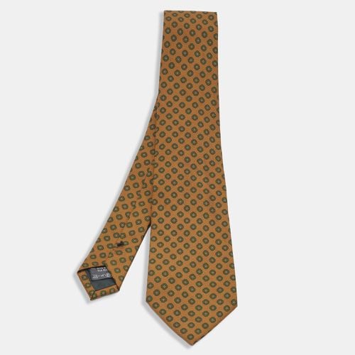 Vintage Printed Silk Tie - Ermenegildo Zegna - Modalova