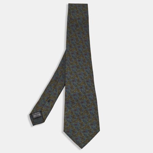 Vintage Paisley Silk Tie - Ermenegildo Zegna - Modalova