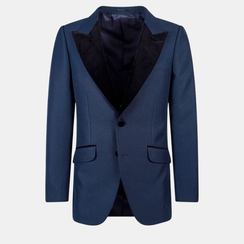 Single-Breasted Velvet Details Blazer M - Gucci - Modalova