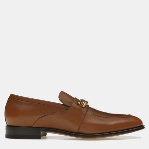 Leather Interlocking G Chain Loafers EU 43 - Gucci - Modalova