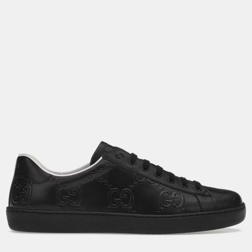 Leather GG Ace Sneaker EU 42 - Gucci - Modalova