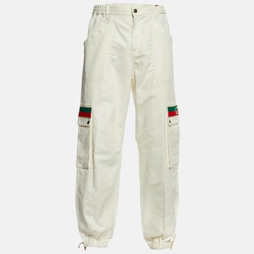 Cotton Elasticated Bottom Cargo Pants XXL - Gucci - Modalova