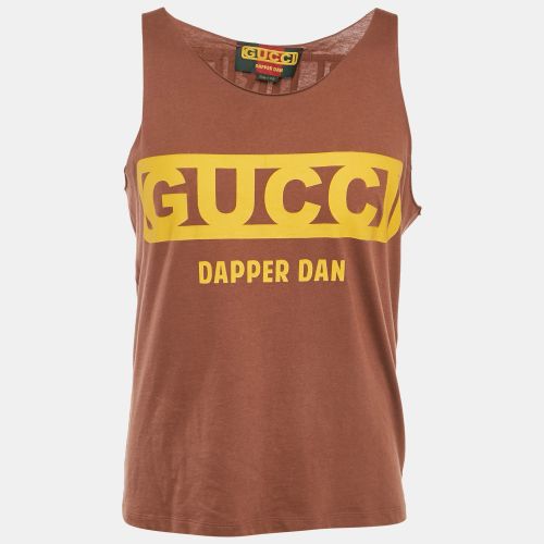 X Dapper Dan Embellished Jersey Sleeveless T-Shirt XS - Gucci - Modalova