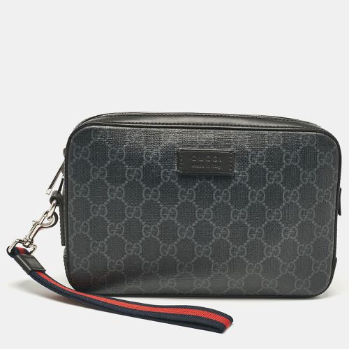 GG Supreme Canvas Wristlet Pouch - Gucci - Modalova