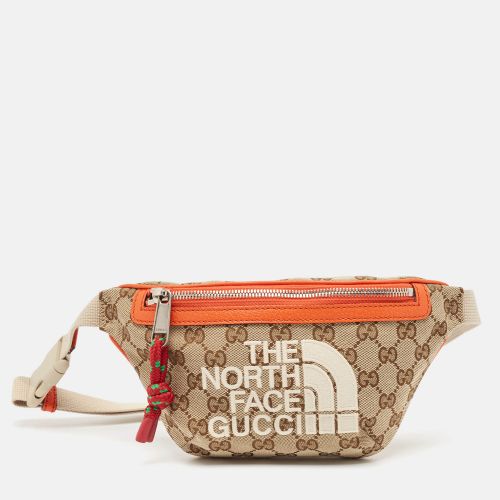 X The North Face /Orange GG Canvas Belt Bag - Gucci - Modalova