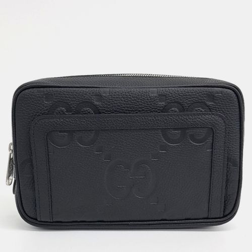 Leather jumbo GG pouch bag - Gucci - Modalova