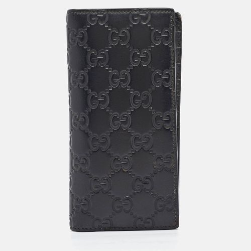 Ssima Leather Bifold Long Wallet - Gucci - Modalova