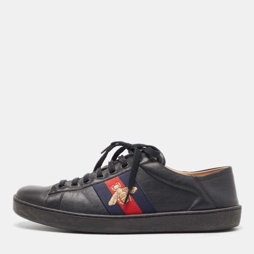 Leather Web Ace Sneakers Sneakers Size 43 - Gucci - Modalova