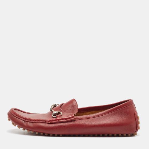 Leather Horsebit Loafers Size 44.5 - Gucci - Modalova