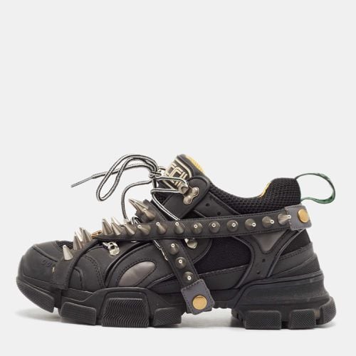 Leather and Mesh Removable Spikes Flashtrek Sneakers Size 40 - Gucci - Modalova