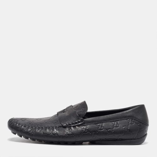 Ssima Leather Penny Loafers Size 43 - Gucci - Modalova