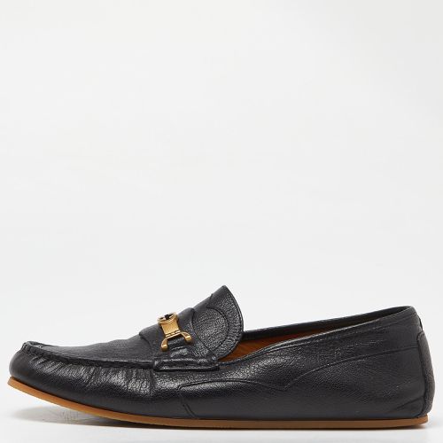 Leather Interlocking Logo Slip On Loafers Size 41.5 - Gucci - Modalova