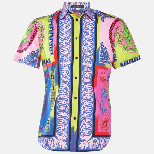 Printed Cotton Shirt S - Gianni Versace - Modalova