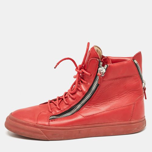 Leather London High Top Sneakers Size 43 - Giuseppe Zanotti - Modalova