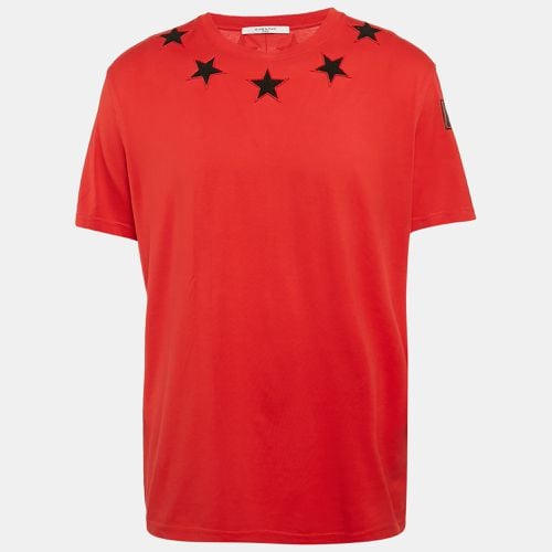 Printed Cotton Star Applique T-Shirt XXL - Givenchy - Modalova