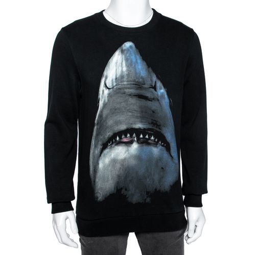 Shark Printed Cotton Crew Neck Sweatshirt XS - Givenchy - Modalova