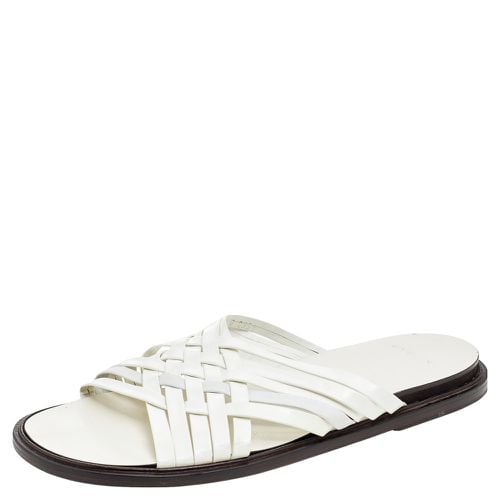 Leather Strappy Flat Slide Sandals Size 43 - Givenchy - Modalova