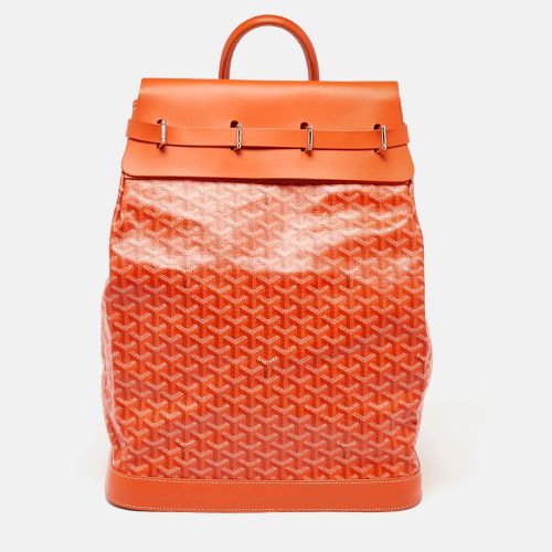 Ine Coated Canvas and Leather Steamer Bag - Goyard - Modalova