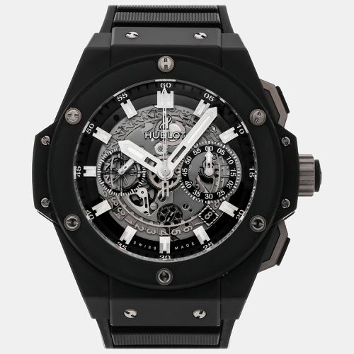 Ceramic King Power Automatic Men's Wristwatch 48 mm - Hublot - Modalova