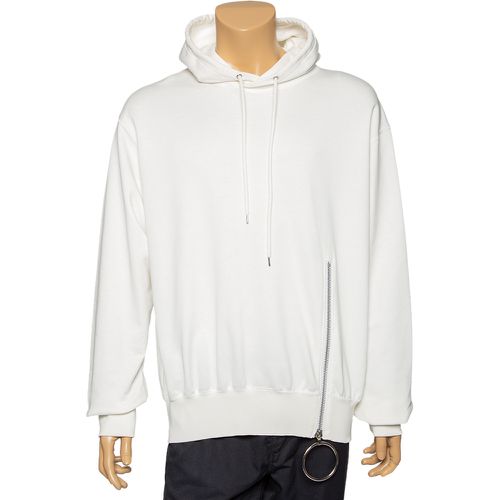 Cotton Zip Detail Hoodie L - Johnlawrencesullivan - Modalova